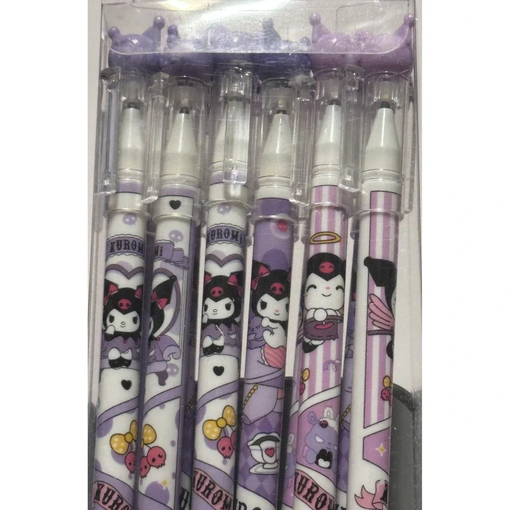 KUROMI Erasable Gel Ink Pens 12 piece set with a .38 mm fine tip
